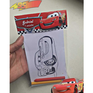 KIT LEMBRANCINHA PERSONALIZADO CARROS NA ESTRADA COLORIR FESTA INFANTIL em Oferta na Shopee