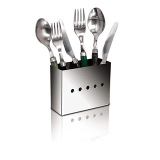 Porta Talheres Para Escorredor Em Aço Inox