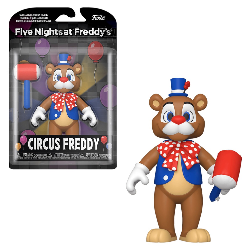 FUNKO POP ACTION FIVE NIGHTS AT FREDDY'S - CIRCUS FREDDY (67624) NOVO ORIGINAIS