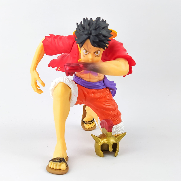 Boneco Action figure Monkey D. Luffy One Piece Gear 4 Colecionavel Anime Presente