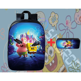 Mini Mochila Infantil Bob Esponja Patrick Bolsa Escolar Lançamento 2024