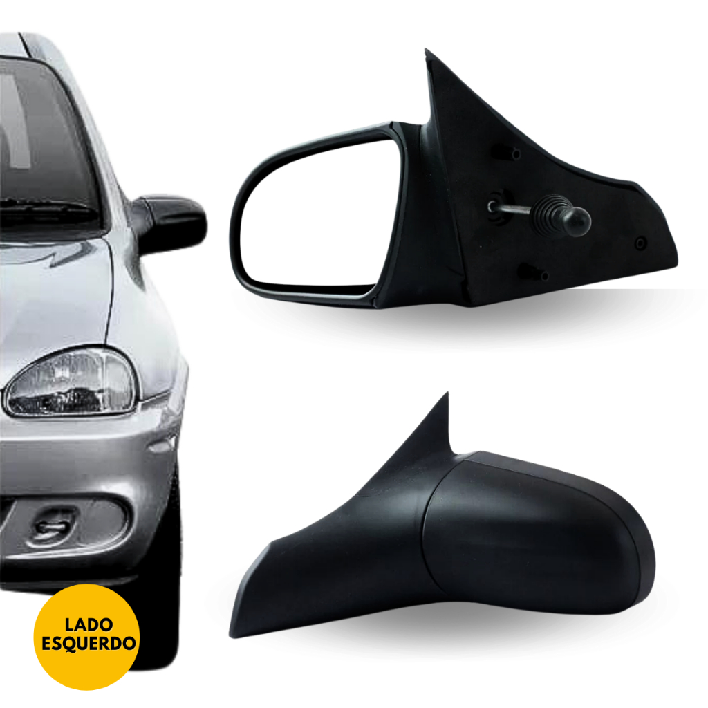 Par Retrovisor Corsa Classic Corsa Pick-up Corsa Sedan Com controle 1993 1994 1995 1996 1999 2000 2001 02 03 04 até 2016 · foto 2