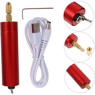 Mini Furadeira Elétrica Para Artesanato Micro Brocas De Resina Portátil De Alumínio DIY Ferramentas Para Furar