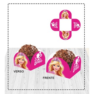 50 Forminhas Barbie Para Doces, Festa Infantil!