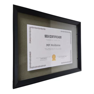 Porta Certificado 30x40 Diploma Quadro Foto Com Vidro em Oferta na Shopee