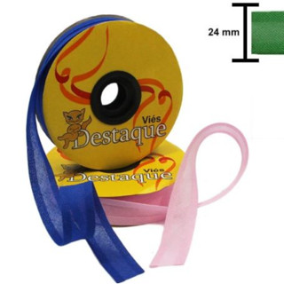 Viés Destaque liso (peça de 5 metros) de Algodão 35mm Largo - 24mm Estreito (venda por unidades de 5 metros). O Viés é um dos melhores acabamentos para qualquer vestuário e também para artigos de cama, mesa, banho e artesanato em geral..