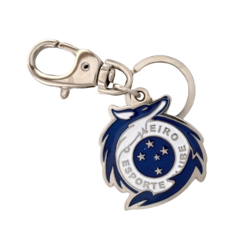 Chaveiro do cruzeiro metal e mosquetão fecho