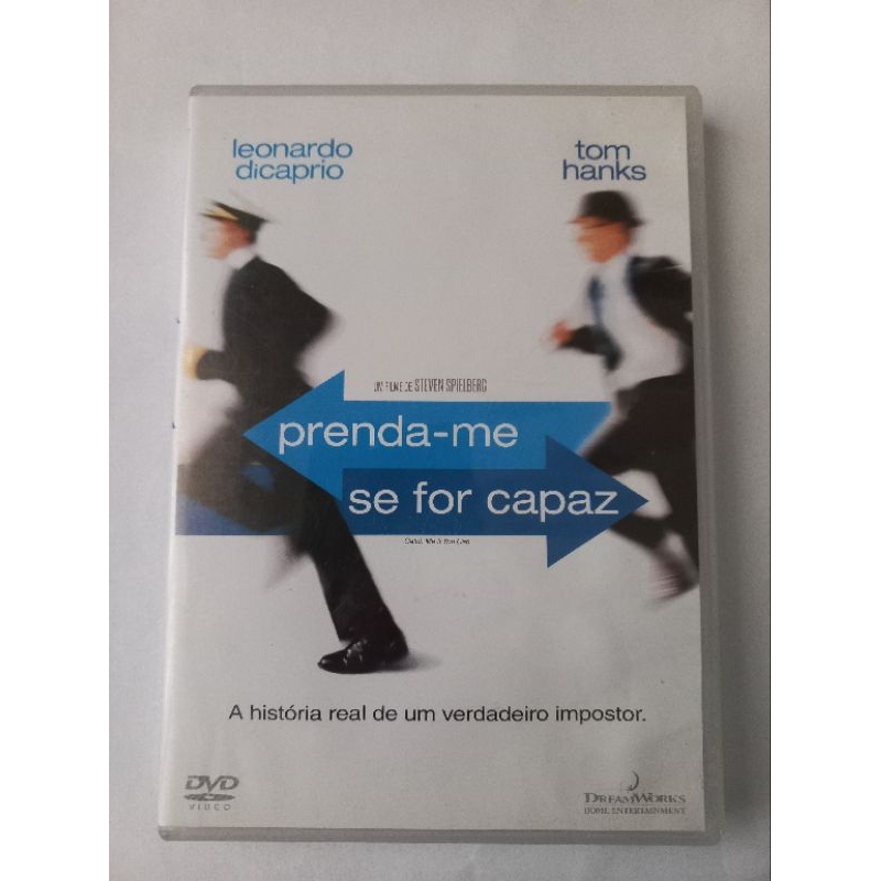 DVD filme Prenda-me se for capaz - Leonardo Dicaprio e Tom Hanks