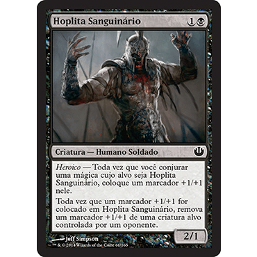 Hoplita Sanguinário (Humano / Soldado) - - Magic The Gathering