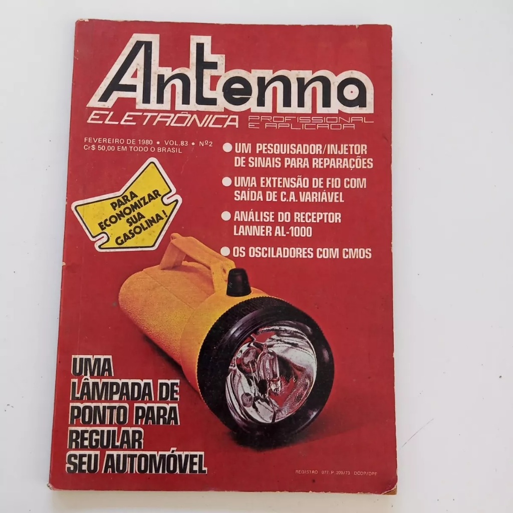 Revista Antenna Eletrônica Profissional Nº 02 Uma Lâmpada De