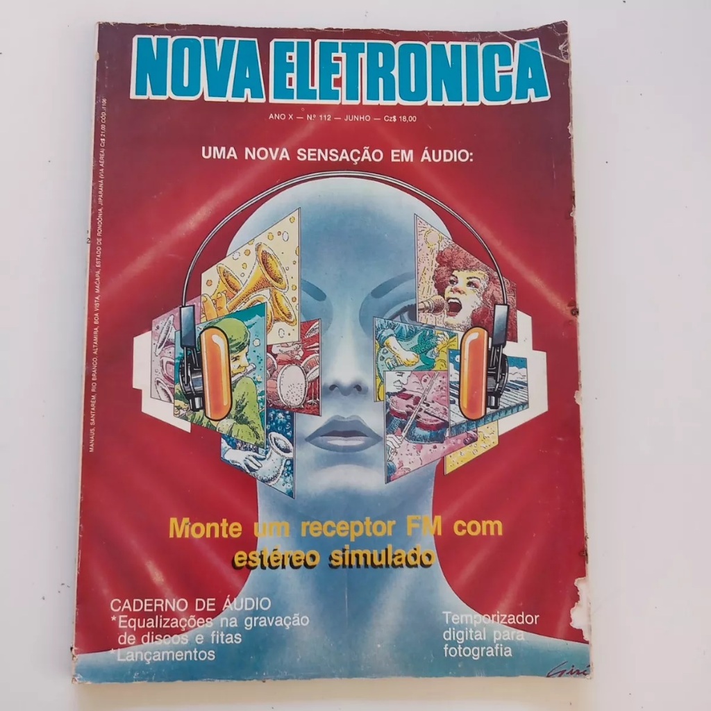 Revista Nova Eletrônica Nº 112 Uma Nova Sensação Em Audio