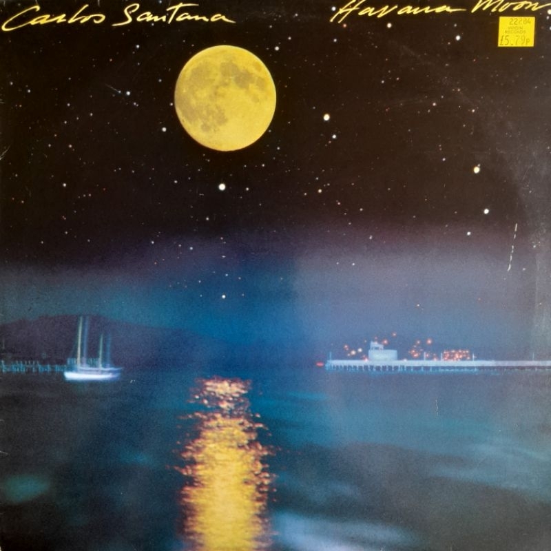 Carlos Santana - Havana Moon - lp importado 1a prensagem c/encarte - vinil