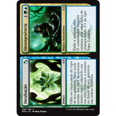 Incubação // Incongruência - Magic The Gathering