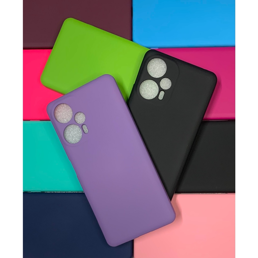 Capa para Xiaomi Poco F5 / Capa + Pelicula 3D ou Só 1 Capinha Aveludada Case