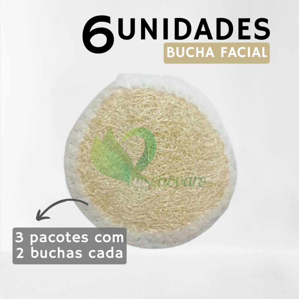 6x BUCHA VEGETAL Facial / ROSTO - CAMPO BELO