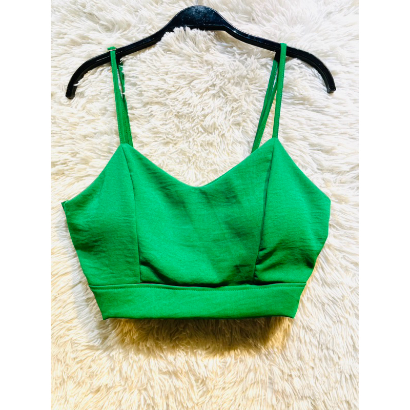 Top Alfaiataria Com Amarração Nas Costas/ Com Bojo MODA D3 em Oferta na Shopee