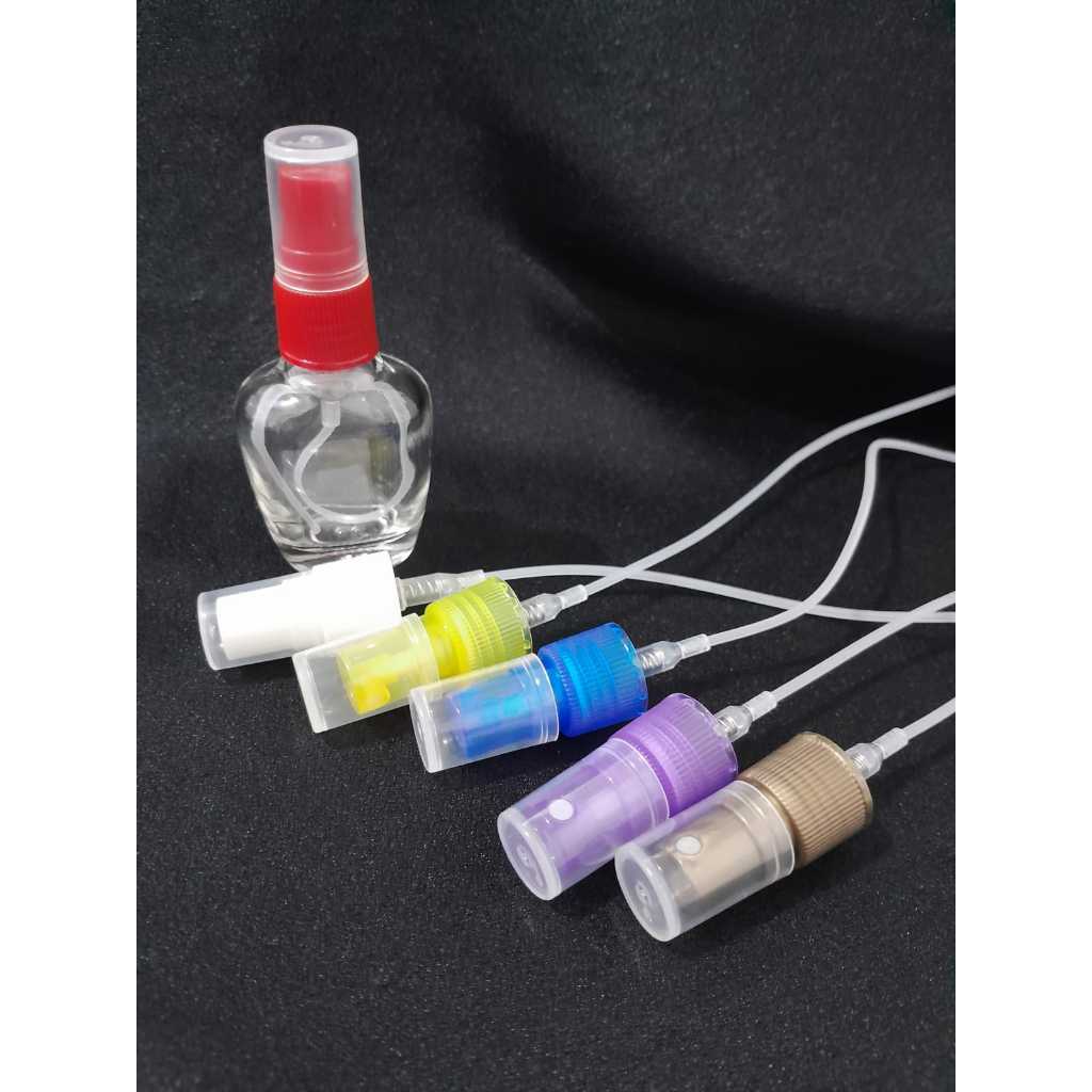 Kit 100 Unid. Mini Frasco Vidro 10ml - Modulado- com tampa válvula de Spray-porta perfume, essência, fragrância, óleos, óleo de unção