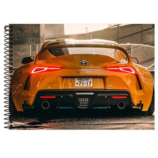 Caderno de Desenho Carro Potente Esportivo Escolar