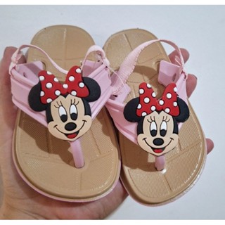 CHINELO INFANTIL BEBÊ LILÁS OU ROSA DO 19/20 AO 23/24 SANDÁLIA DE DEDO ELÁSTICO