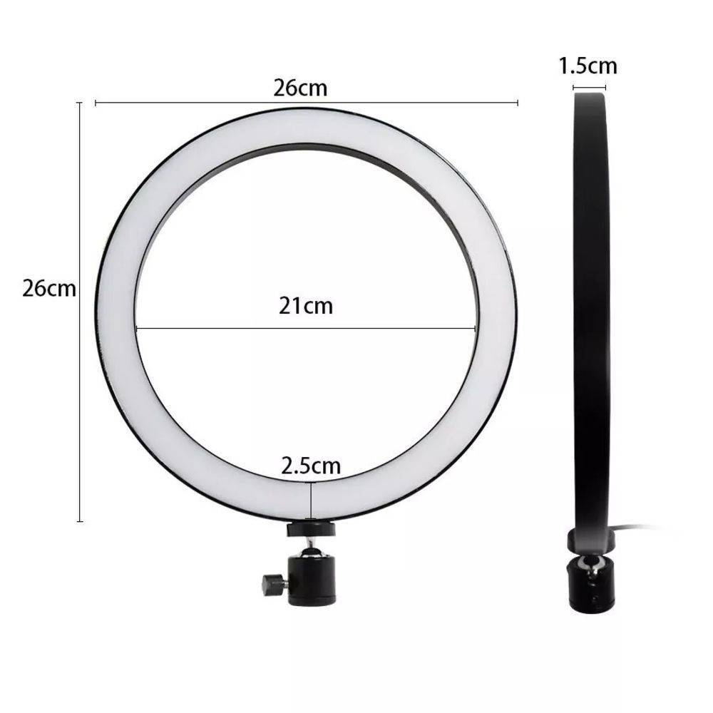 Ring light com suporte webcam BHK