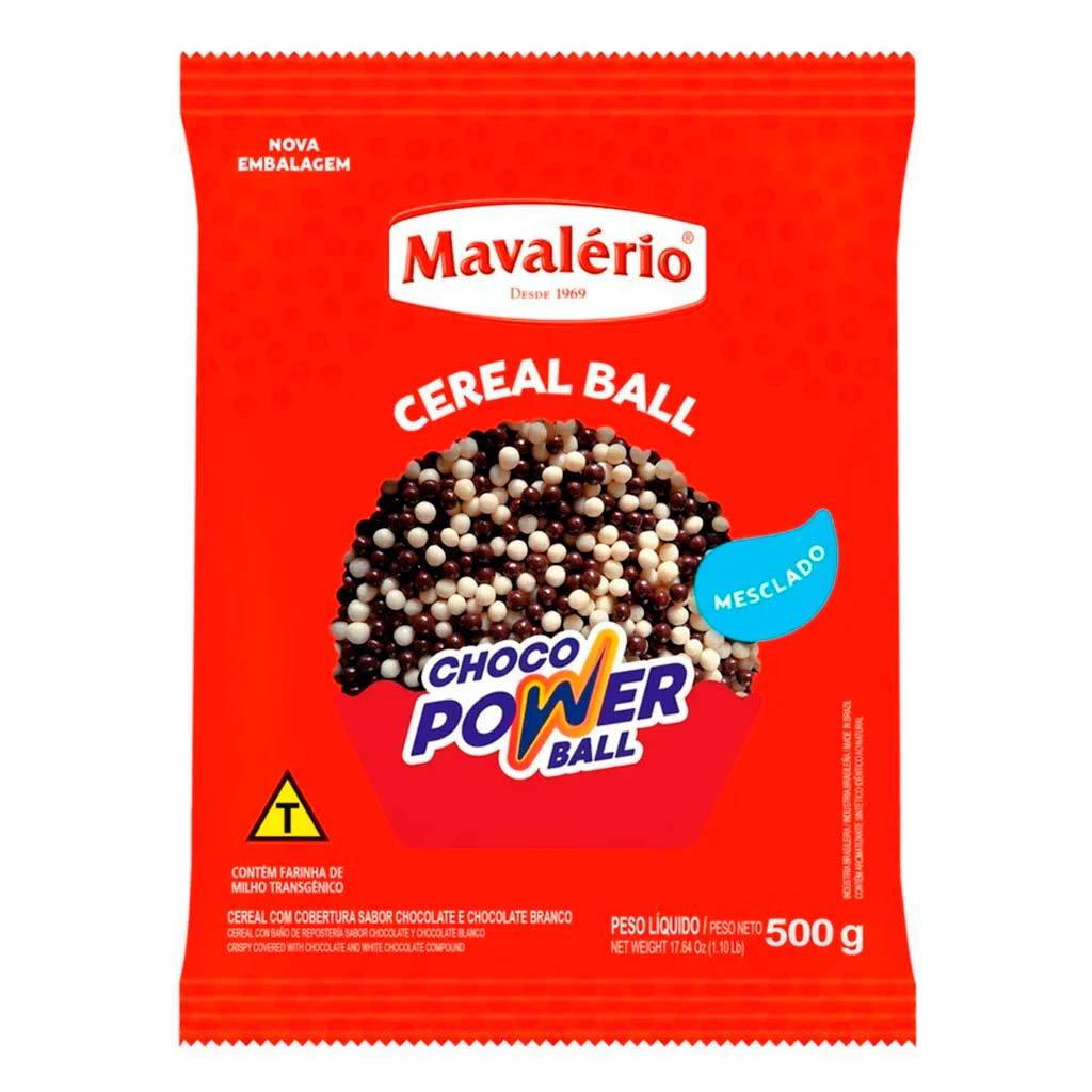 Choco Power Ball Pequeno Sortido 500g - Mavalério
