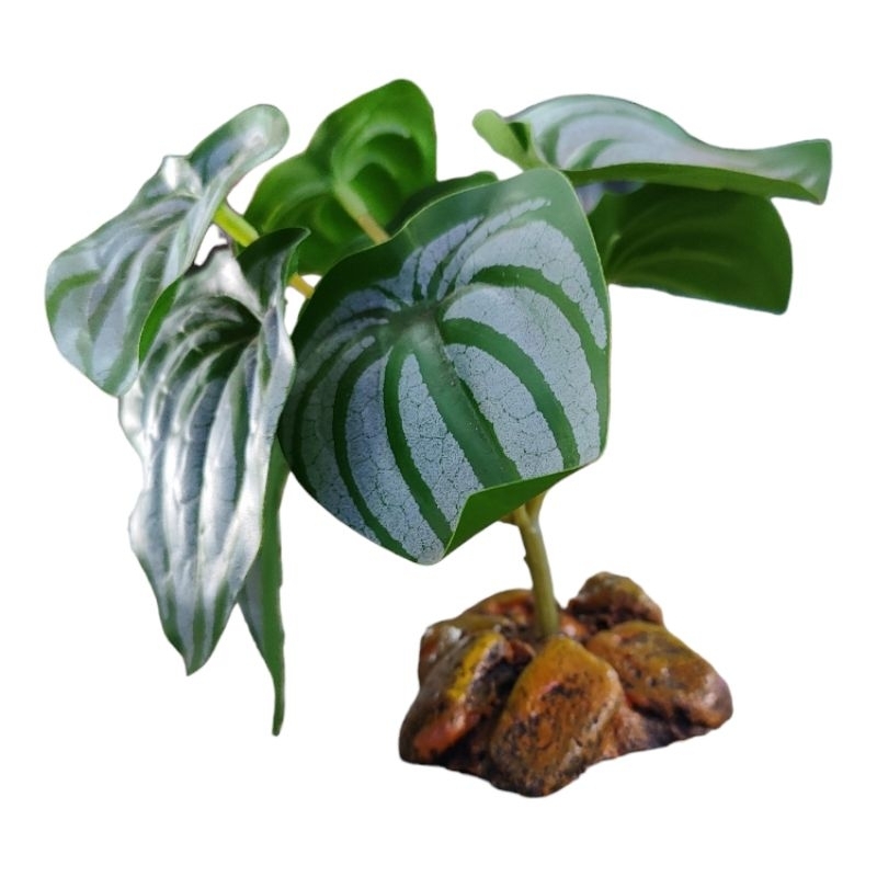 Enfeite Planta Aquário Realista Bonsai Árvore Decoração Ambiente Jardim Vaso Artificial Modelismo Maquete Ornamento Resina Plástica
