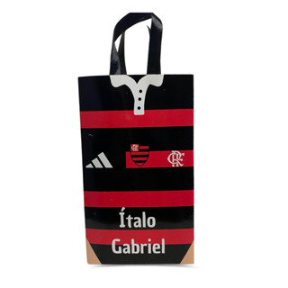 15 lembrancinha sacolinha personalizada Flamengo