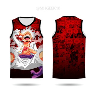 Camiseta Regata Anime One Piece Luffy Gear 5 Modo Nika Nova Transformaçao Nami Zoro Personagens Adulto Infantil