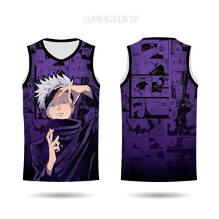 Camiseta Regata Anime Goju Itadori Jujutsu Kaisen Personagem Masculino Feminino Adulto Infantil Full Arte