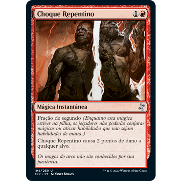 Choque Repentino - Magic The Gathering