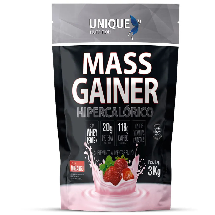 Mass Gainer Hipercalorico 3kg -  Unique Nutrition