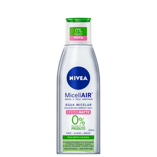 NIVEA Água Micelar Solução de Limpeza Facial 7 em 1 Efeito Matte 200ml