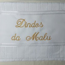 Toalha bordada para dinda personalizada dindo consagração