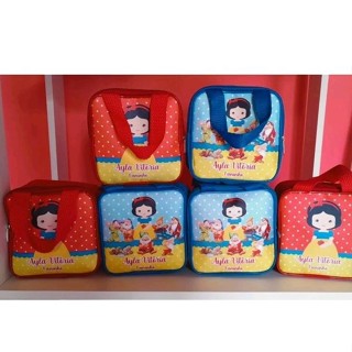 Maletinha bolsinha infantil pequena QUALQUER TEMA (5/10/15/20 unds) / lembrancinha personalizada
