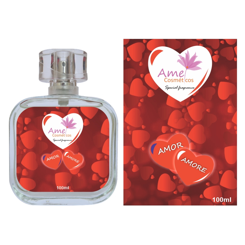 Perfume Feminino Amor Amore Amei Cosmeticos Alta Fixação 33% de Essência Importada