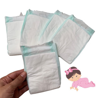 Fralda descartáveis para bebê reborn ou bonecas kit 5 Uni