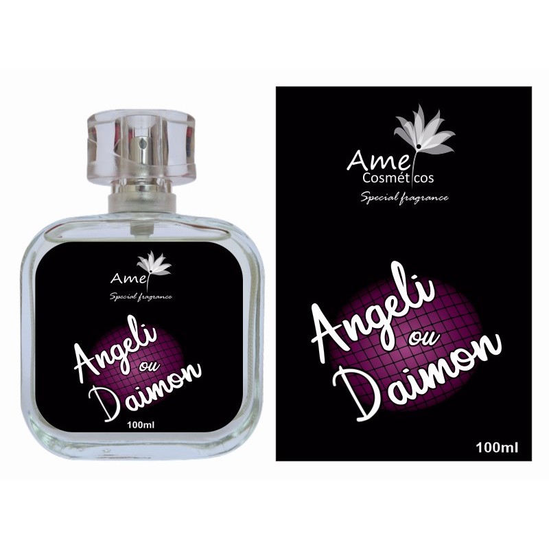 Perfume Feminino Angeli ou Daimon Amei Cosmeticos Alta Fixação 33% de Essência Importada