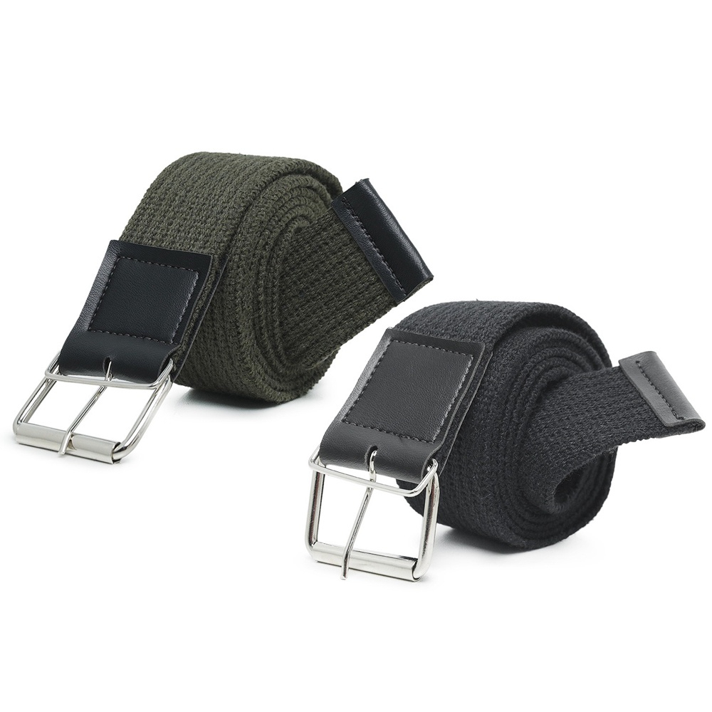 Kit 2 Cintos Masculino Gorgurão Tecido Lona Alta Qualidade em Oferta na Shopee