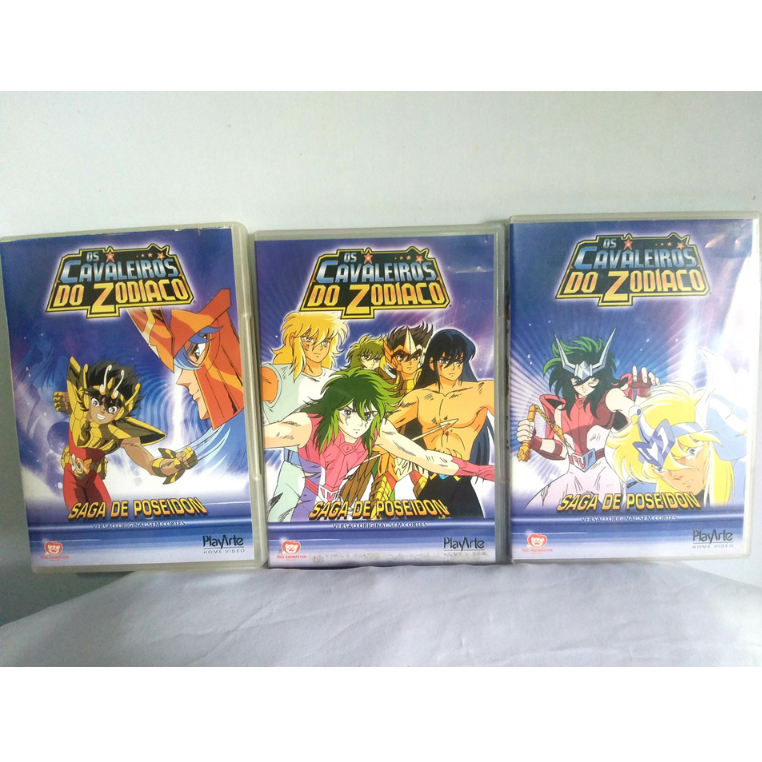 DVD Os Cavaleiros do Zodíaco Box 6 - Saga Poseidon - Original Playarte