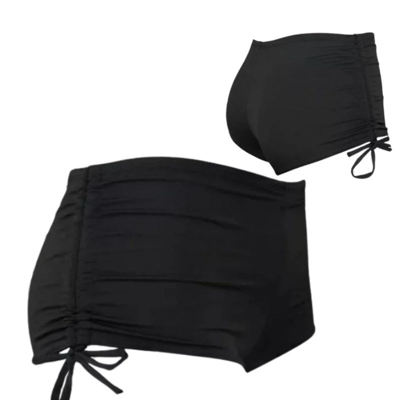 Calcinha de Biquíni Hot Pants Sunquíni forrada de amarrar na lateral - shortinho de praia