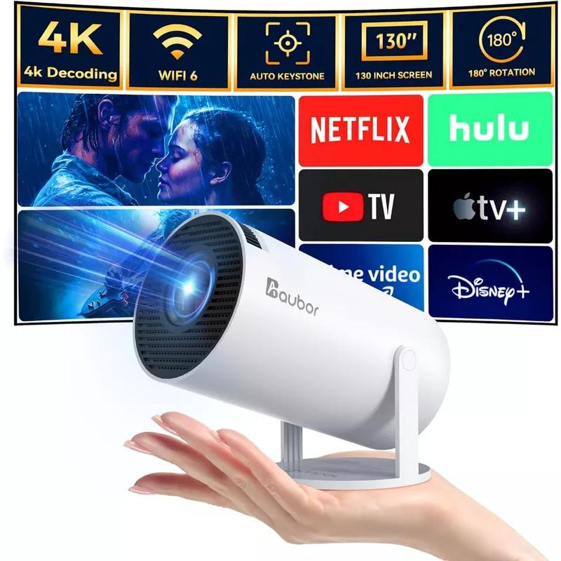 "Projetor 4K Portátil: Desconto Imperdível! 🎥"