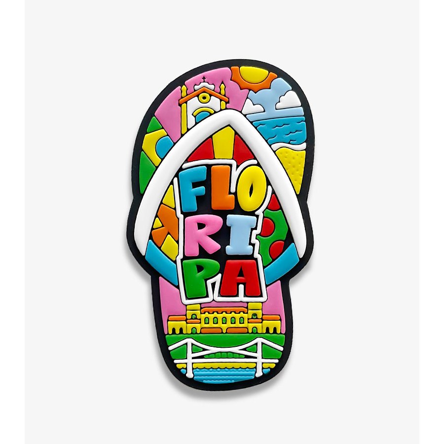 Ímã Floripa SC Chinelinha – Ímã de Geladeira em Oferta na Shopee