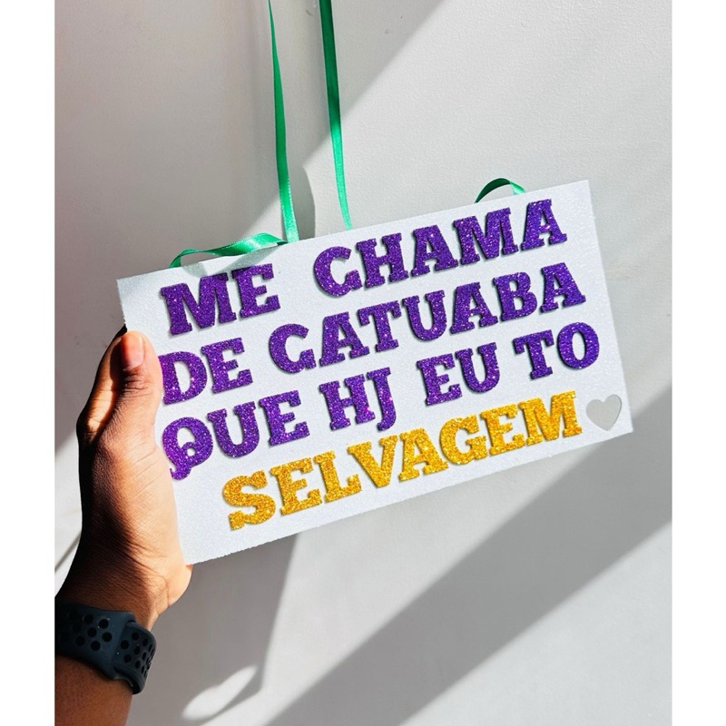 Plaquinha me chama de catuaba - acessórios - Tiara Arco - Carnaval - fantasia- halloween- carnaval - halloween- dia das bruxas - eva- pronta entrega- acessórios- acessórios de cabelo