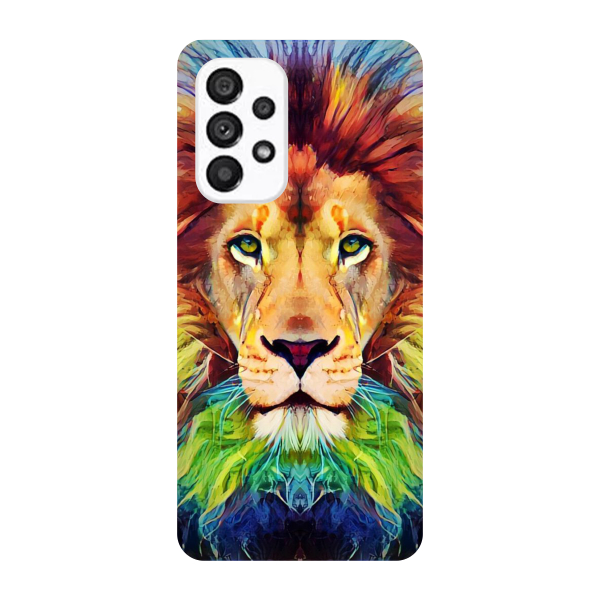 Capinha para Samsung A53 5G Anti Impacto Personalizada - Leão Aquarela