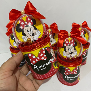 Cofrinho Luxo com Esfera Minnie / FAZEMOS DIVERSOS TEMAS