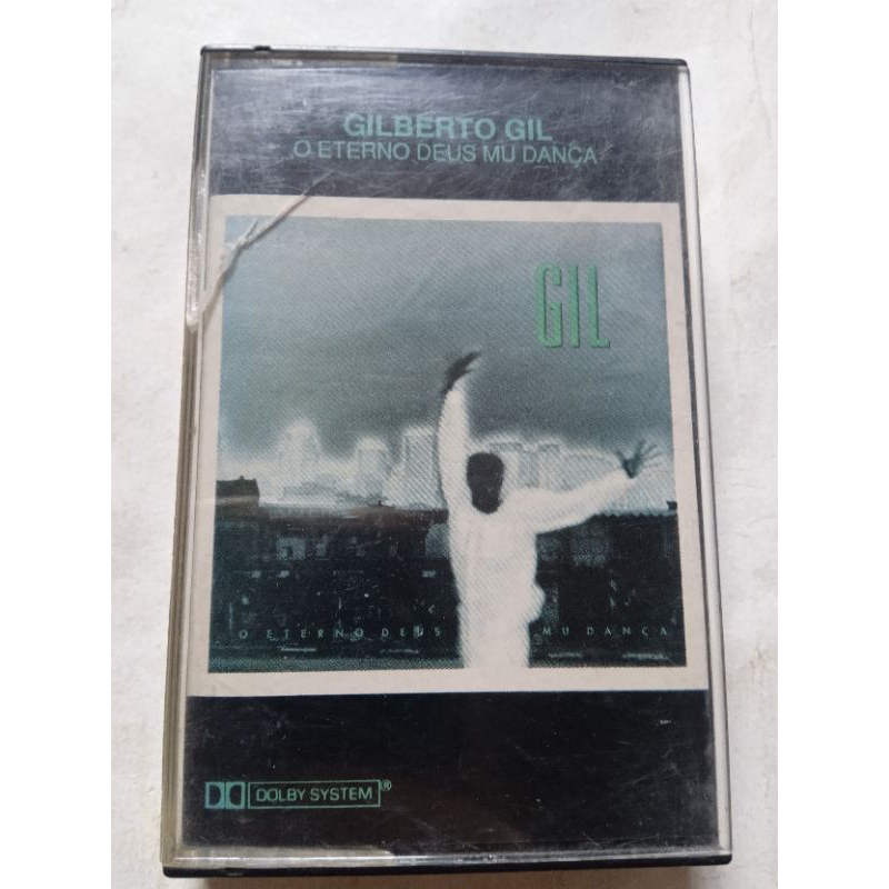 K7 Gilberto Gil - o eterno deus da mu dança ótimo estado fita e capa