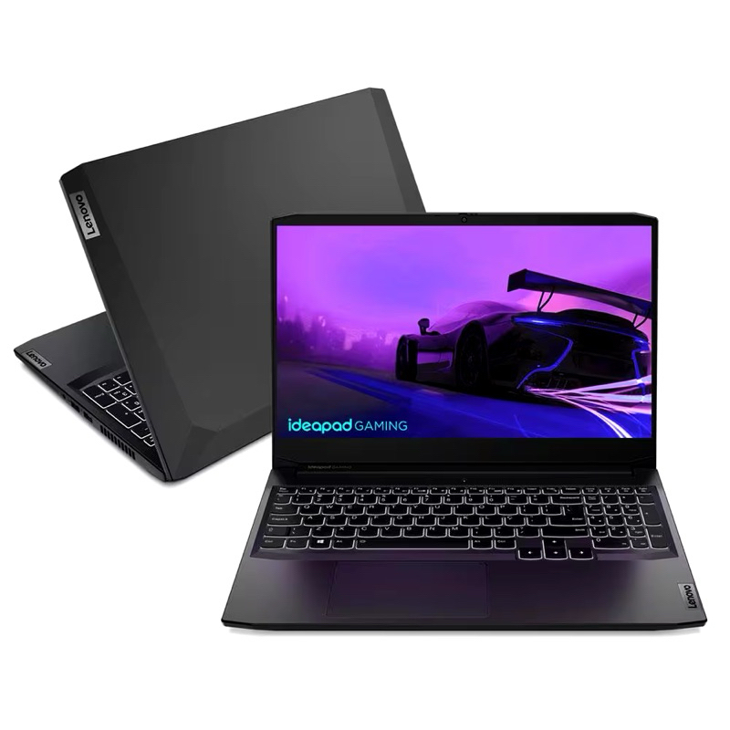Notebook IdeaPad Gaming 3i Lenovo i5-11300H 8GB 512GB SSD Dedicada GTX 1650 4GB 15.6” FHD Linux - 82MGS00200