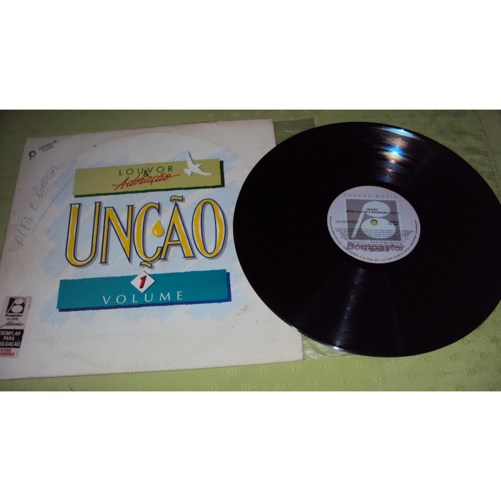 lp vinil. Louvor e Adoração.Unção.volume 1.evangélico/gospel.