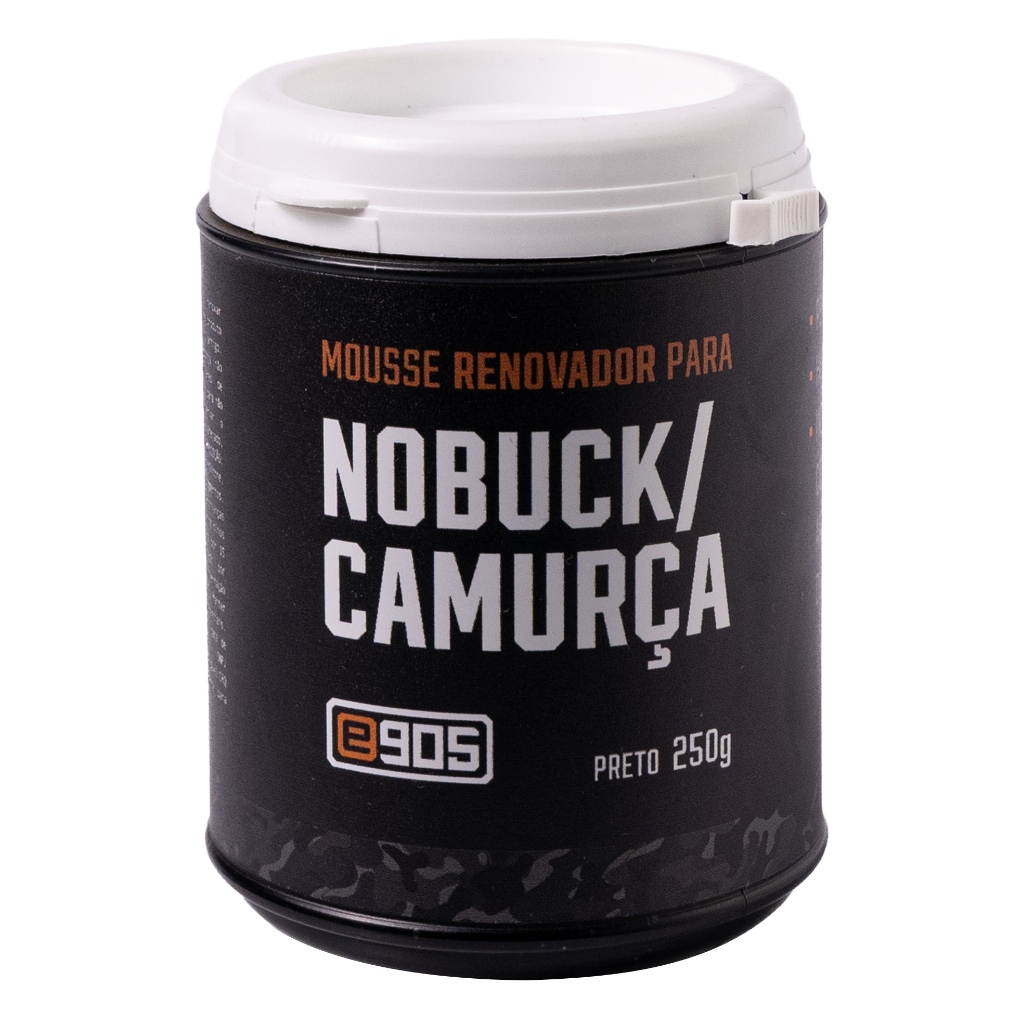 Creme Mousse Renovador Para Bota Coturno em Nobuck e Camurça 250g E905