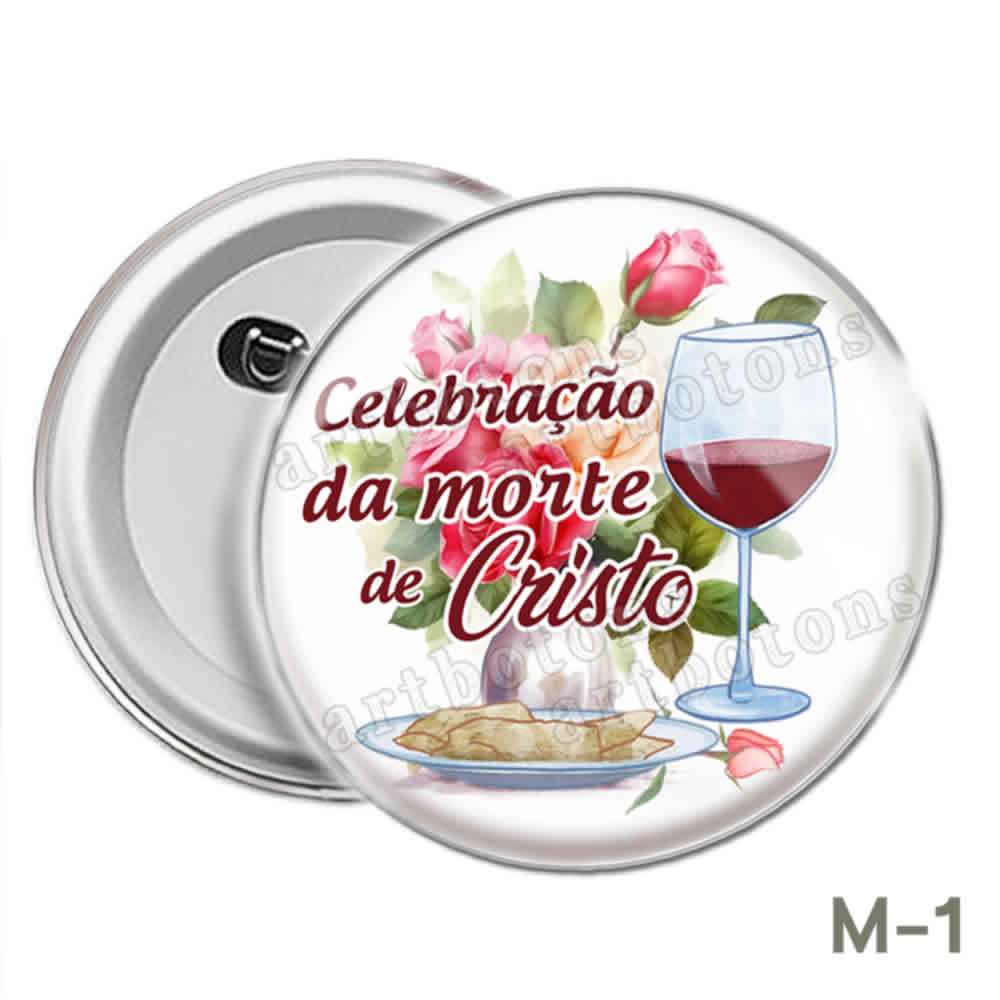 Boton Abril Celebração da Morte de Jesus 2022 Botons 3,5cm Botton t41 em Oferta na Shopee